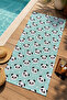 Vintage Sailing Ship Blue Plaid Pattern 70X150 Beach Towel - Digital Printed Fade-Resistant Bath Towel - 4
