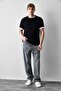 100% Cotton Boxy Fit Henley Collar Short Sleeve T-Shirt H8421Ax26Au - 2