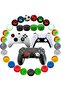 8 قطع من أغطية عصا التحكم السيليكونية لأجهزة تحكم PS5 وPS4، أغطية واقية للعصا التناظرية لبلايستيشن