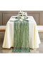 Bohemian style gauze table runner, mesh decoration, kitchen dining tables, indoor use, holidays, weddings, parties, birthdays, ,... - 4