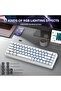 60% Mini Wired Gaming Keyboard Rgb Backlit Ultra-Compact Waterproof Membrane Keyboard for Pc Computer - 5