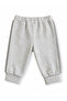 Unisex Zebra Detailed Hooded Top and Bottom Set, 70% Cotton 25% Polyester 5% Elastane Baby Set - 4