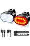 USB rechargeable front/rear bike light.