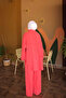 Pomegranate Flower Shirt Collar Tunic Pants Set - 5