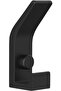 hooks hooks hangers clothes bathrooms bedrooms bimetallic closets Wall black 5-piece rack practical wall screws suitable - 5
