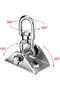 360 Hook Steel Stainless Wooden Lifting Heavy Duty 350kg Load Capacity Rotation Screws Suspension Swing Hook Suitable Beams Concrete Ceilings Can - 3