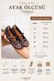 Penelop Women's Coffee Satin Polka Dot Bow Detailed Buckle Mary Jane Ballet Shoes and Chain Bag - 3