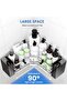 Corner Shower Caddy 3 Pack Bathroom Storage No Drilling,Silver | with Soap Holder&Hooks&Toothpa - 2
