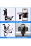 Universal Car Phone Holder, 4-in-1 Mobile Mount for Dashboard, Air Vent & Windshield - Mult - 3