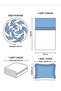 Knitted Protected 4-Piece Baby Crib Sleeping Set - Ruffle Detailed (70X120) - 4