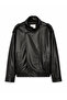 Men's Oversize Faux Leather Jacket - 4