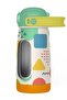 420 ml Green Geometric Shapes Steel Water Bottle for Boys - 60001 - 7
