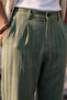 Men's Patterned Knitted Linen Baggy Trousers - 5