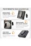 Wireless Voice Amplifier with Lavalier Microphone | Mini Portable Rechargeable Bluetooth Microphone - 6