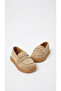 Boys' Sand Color Leather Suede Comfortable and Flexible Loafer Shoes - 4
