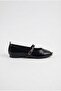 19-059 Buckle Detailed Stylish Home Work Office Comfortable Daily Shoes Women's Ballerinas - 3