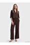 Lcw Vision Brown Oversize Women's Shirt