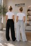 Women's Sweatpants Set of 2 Black Gray Comfort Fit Anti-Sweat - 3