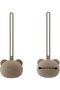 2 Pack Silicone Pacifier Holder Case, Bear Shape Pacifier Storage with Strap for Travel & O - 7