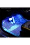 إضاءة LED داخلية للسيارة، طقم إضاءة محيطة باللون الأزرق الداكن يعمل بـ USB 5 فولت مع شريط مرن مقاوم للماء - 3