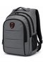 Gray Vest-Style Four-Compartment Waterproof Orthopedic School Backpack and Travel Bag Outdoor