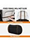 Car Lumbar Support Pillow, Memory Foam Back Cushion with Adjustable Straps, Black - 5