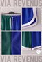 Volleyball Printed Jersey Sports Training Shorts with Piping Detail - 2