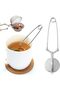 1-packmesh Stainless Steel Mesh Ball Tea Infuser with Secure Locking, Loose Leaf Tea Strainer, Silve