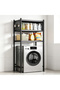 Carbon Steel Washing Machine Storage Rack with Movable Leveling Feet
