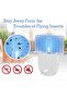 DL&3UP Indoor Plug in Mosquito Killer with 6Pcs Replaceable Core Sticky Trap UV Light Flying Insect - 4