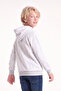 Boy's Printed Kangaroo Pocket Long Sleeve Hooded Sweatshirt - 3