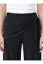 Nevavm Women's Modal Blend Pants with Shawl Tie and Difference in Color - 3
