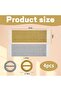 4-Piece Shawls and Wraps for Evening Dresses, Gold and Silver Fringe Scarf Set with Buckles, Metalli - 2