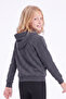 Girl's Printed Kangaroo Pocket Long Sleeve Hooded Sweatshirt - 5