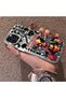 iPhone 14 Pro Compatible Marvel Patterned Silicone Edge Hard Back Case Couple Phone Case - 2
