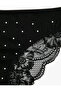 Normal Waist Comfortable Fit Polka Dot Lace Brazilian Panties - 3
