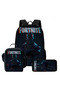 3-In-1 Series Backpack School Backpack Black - 3