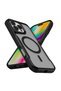 iPhone 16 Pro Max Case Magsafe Airbag Camera Raised Silicone Matte Anti-Fingerprint
