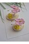 Knitted Buckle Set, Sister and Brother Buckle Set with Butterfly Figures, Handmade Baby and Child Buckle Set, 2-Piece Sister Buckle - 3