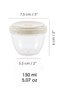 3-Piece Food Container Set - Mother Baby Milk Food Storage Container with Leak-Proof Lid 150ml Food Spoon Gift - 7
