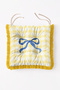 Sea-Themed Jellyfish, Sailboat and Bow Patterned 4-Piece Fringed Puffy Chair Cushion Set - 4