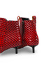 Rhea Flora Women's Pointed Toe Heeled Boots 0012415 3D Printed Red - 2