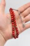 Natural Agate Stone 33 Prayer Beads with Metal Tassel 8mm Sphere Cut 902841 - 3