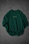 Men's Green Instinct Patch Embroidered Oversize Tshirt - 5