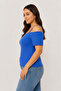 Women's Off-Shoulder Ring Detailed Summer Blouse - 3