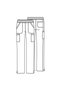 Ww160 Women's Scrubs Pants – Imported, 5 Pockets, Straight Leg, Flexible and Durable Doctor/Nurse Single Pants - 6