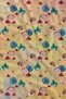 Beige Colored Mini Butterfly Patterned 70X150 Beach Towel - Digital Printed Fade-Resistant Bath Towel - 2