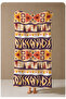 Coffee Orange Ethnic Tribal Patterned 70X150 Beach Towel - Digital Printed Fade-Resistant Bath Towel - 4