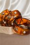 Pinterest Model Acrylic Chunky Bangle • Brown Crab Figured Bracelet |   Pearl Detailed Thick Cuff Bracelet |   Summer Jewelry - 2