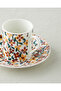 Solvia New Bone China 4 Piece Coffee Cup Set for 2 People 80 ml Burgundy - 6